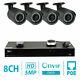 Gw 8 Channel 8mp 4k Nvr 4 X 5mp 1920p Poe Ip Outdoor Home Security Camera System