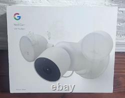 Google GA02411-US Nest Cam withFloodlight Wired Outdoor Smart Home Security Camera