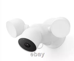 Google GA02411-US Nest Cam withFloodlight Wired Outdoor Smart Home Security Camera