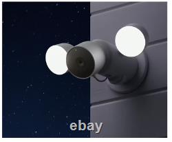 Google GA02411-US Nest Cam withFloodlight Wired Outdoor Smart Home Security Camera