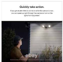 Google GA02411-US Nest Cam withFloodlight Wired Outdoor Smart Home Security Camera