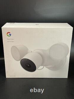 Google GPLE9/G3AL9 Wired Nest Cam Security With Floodlight 2MP 1920 x 1080 White