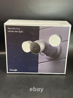 Google GPLE9/G3AL9 Wired Nest Cam Security With Floodlight 2MP 1920 x 1080 White