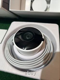 Google Nest Cam Outdoor A0033 NC2100ES Wired Security Camera Snow New Open Box