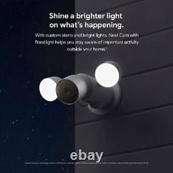 Google Nest Cam with Floodlight Wired Outdoor Smart Home Security Camera