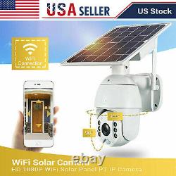 HD 1080P Home Security Camera Wireless Outdoor Solar Battery Powered Wifi Camera