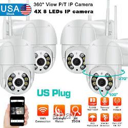 HD 1080P IP Camera Outdoor WiFi PTZ CCTV Security Wireless Smart Home IR Cam US