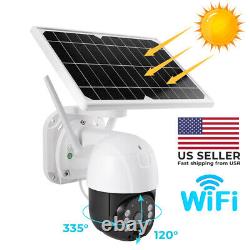 HD 1080P Wireless Solar Power WiFi Outdoor Home Security IP Camera Night Vision