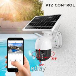 HD 1080P Wireless Solar Power WiFi Outdoor Home Security IP Camera Night Vision