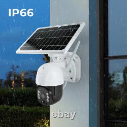 HD 1080P Wireless Solar Power WiFi Outdoor Home Security IP Camera Night Vision