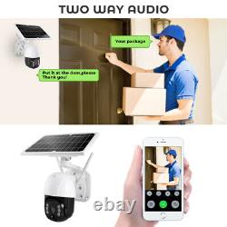 HD 1080P Wireless Solar Power WiFi Outdoor Home Security IP Camera Night Vision