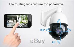 HD 1080p PTZ Outdoor Speed Dome IP Pan 30X Zoom IR Security Camera Build in POE