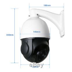 HD 1080p PTZ Outdoor Speed Dome IP Pan 30X Zoom IR Security Camera Build in POE