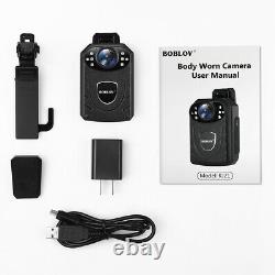 HD 1296P Security Body Worn Camera Police Video Recorder IR Night Vision Cam