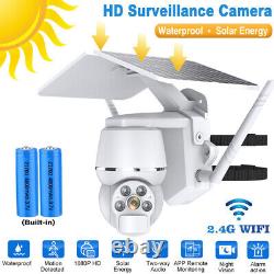 HD Solar Battery Powered Wireless Home Security Surveillance Camera Night Vision