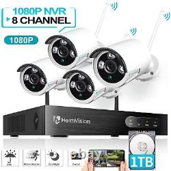 Heimvision 1080P 8CH Wireless Home Security IP Camera CCTV System Outdoor 1TB