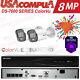 Hikvision 4ch 4 Poe Nvr Colorvu Home Security 2mp Ip Camera Cctv System Lot