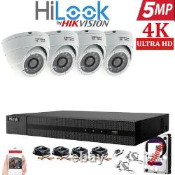Hikvision CCTV 4K 1080P HD 5MP NightVision Outdoor DVR Home Security System Kit
