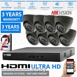 Hikvision CCTV HD 1080P 2.4MP Night Vision Outdoor DVR Home Security System Kit