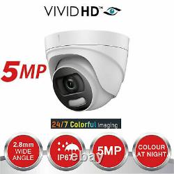 Hikvision CCTV System HD 5MP Colour Night Cast Camera DVR Home Security Kit 1080