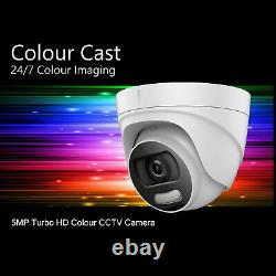 Hikvision CCTV System HD 5MP Colour Night Cast Camera DVR Home Security Kit 1080