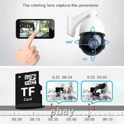 Hikvision Compatible 4K 8MP POE IP Speed dome PTZ Camera 30x zoom Onvif IR 100m@