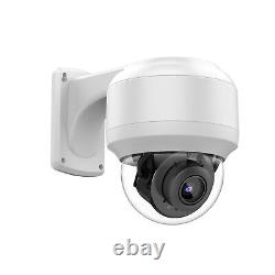 Hikvision Compatible 5MP PTZ 4X Zoom CCTV Security IP Camera Outdoor MIC IR POE