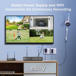 Hiseeu 16CH NVR 3MP WIFI Outdoor CCTV Security Camera System Kit Home Monitoring