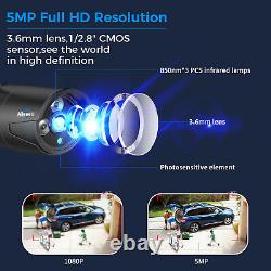 Hiseeu 5MP Camera 10CH NVR With Monitor 5G Wifi CCTV Home Security Camera System