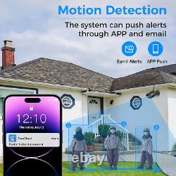 Hiseeu 5MP Camera 10CH NVR With Monitor 5G Wifi CCTV Home Security Camera System