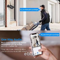 Hiseeu 5MP Camera 10CH NVR With Monitor 5G Wifi CCTV Home Security Camera System