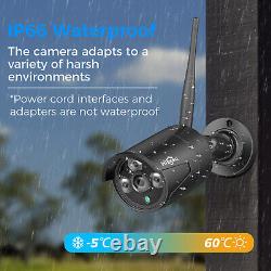 Hiseeu 5MP Camera 10CH NVR With Monitor 5G Wifi CCTV Home Security Camera System
