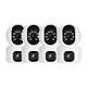 Hiseeu Dual Lens Wifi Ip Camera Wired Indoor Home Security Smart Camera 1-4pcs