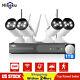 Hiseeu Security Camera System Outdoor Wireless Audio Wifi Home Cctv 3mp 10ch Nvr