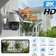 Home Security 2k Hd Camera Wifi Outdoor Solar Battery Powered Pan Tilt Spotlight