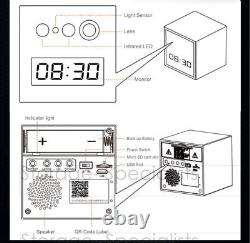 Home Security Camera Bluetooth Speaker Live View WIFI IP 24/7 Spy Hidden