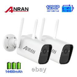 Home Security Camera Outdoor Wireless Battery Powered 3MP WiFi CCTV System Audio