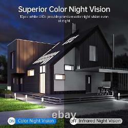 Home Security Camera System 360° PTZ Wireless CCTV 2 Way Audio Outdoor 10CH NVR