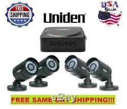 Home Security Camera System 4 Channel Outdoor DVR Kit Night Vision 500GB SMART