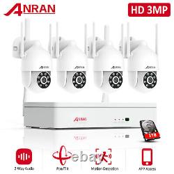 Home Security Camera System Outdoor Wireless Audio WIFI IP CCTV Pan/Tilt 8CH 1TB
