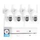 Home Security Camera System Wireless 10ch 3mp Nvr Kits With 4pcs 2k Cctv Camera