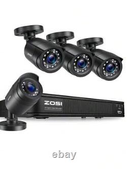 Home Security Camera System With Human Vehicle Detection, 80ft Night Vision