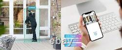 Home Security Camera System With Human Vehicle Detection, 80ft Night Vision