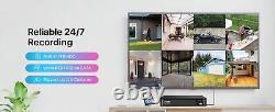 Home Security Camera System With Human Vehicle Detection, 80ft Night Vision