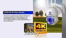 Home Security Camera WIFI UHD 4K Outdoor Monitoring 30X Vehicle Human Detection