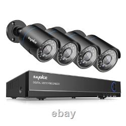 Home Security System 4 Indoor Outdoor Camera House Surveillance IR Night Version