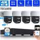 Home Security System Surveillance Nvr Camera Kits, Wired 5mp Poe Ip Cameras Set