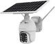 Home Solar Security Camera Outdoor, Ptz 360° View 1080p Wireless Wifi Rechargeab