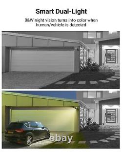 Home Wired Camera Security System with Audio, 8CH 3K Lite H. 265+ AI DVR with