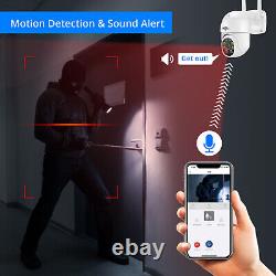 Home Wireless Security Camera System Outdoor 3MP HD 10CH NVR 1TB With 12Monitor